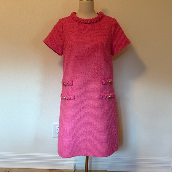 Tuckernuck Tweed Jackie Dress Pink small - Picture 3 of 8
